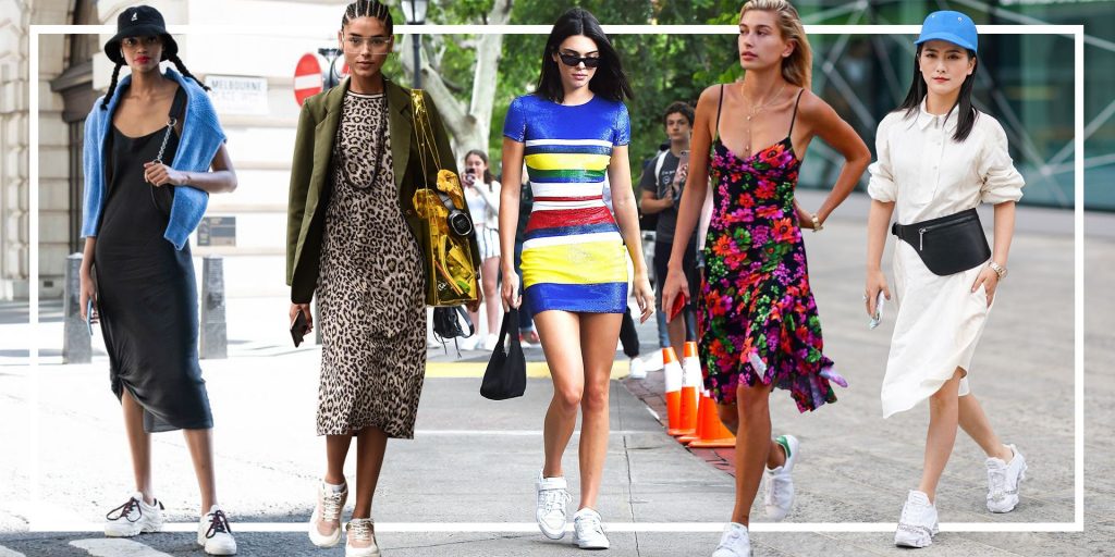 7 Stylish-Girl Secrets to Wearing Sneakers and Dresses